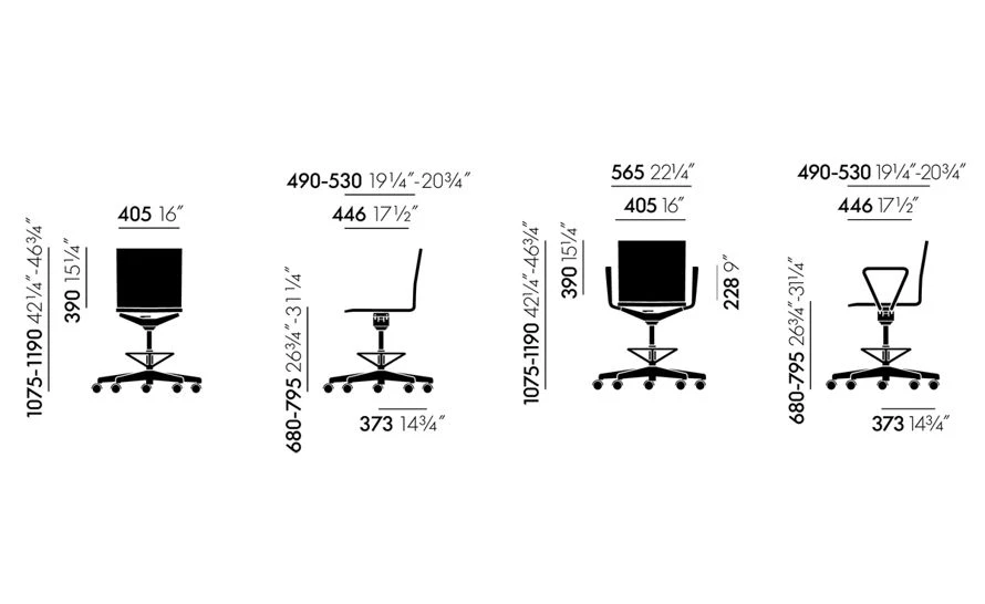 Vitra .04 Counter Chair - Image 6