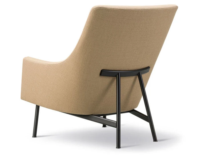 Risom A-chair With Metal Base - Image 4