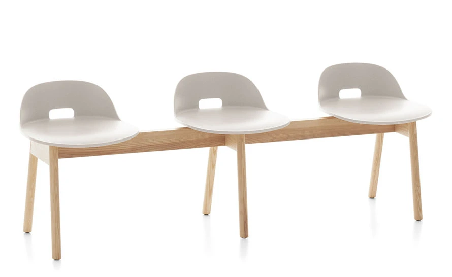 Alfi Low Back 3 Seat Bench - Image 2