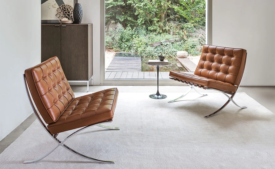 Knoll Barcelona Chair Chrome Plated - Image 4