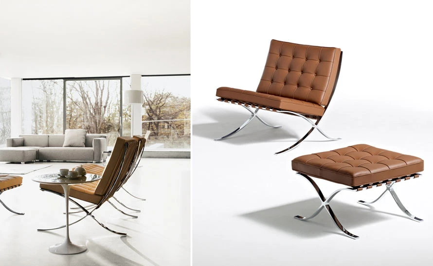 Knoll Barcelona Chair Chrome Plated - Image 8