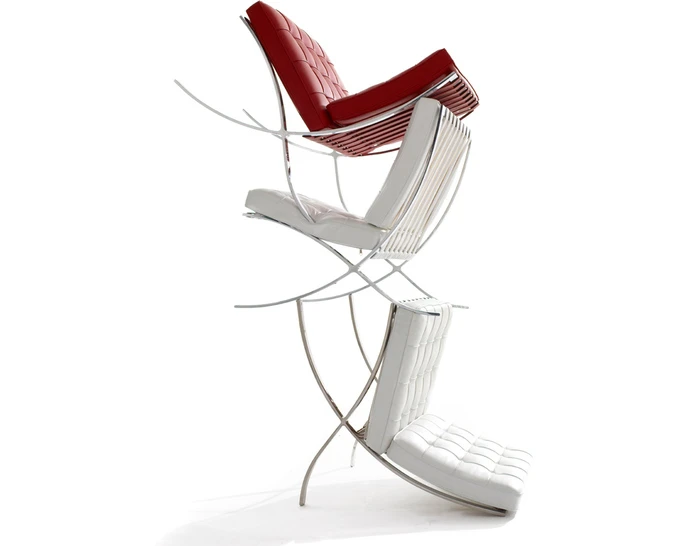 Knoll Barcelona Chair Chrome Plated - Image 11