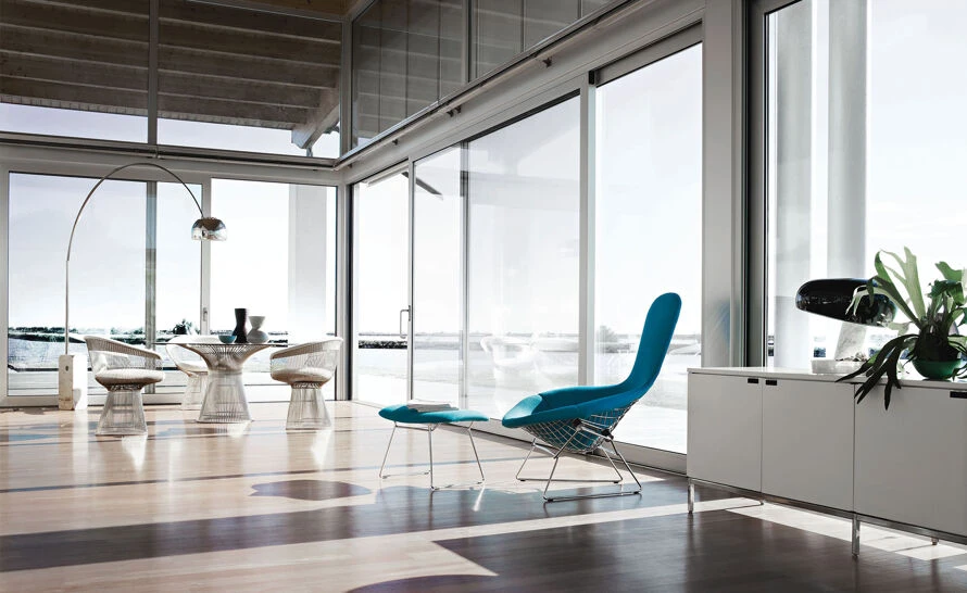 Bertoia Bird Chair & Ottoman - Image 7