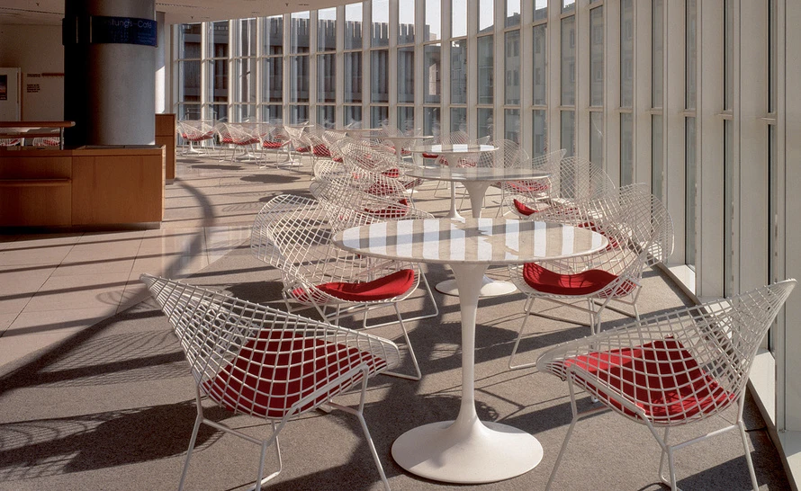 Bertoia Small Diamond Chair With Seat Cushion - Image 10