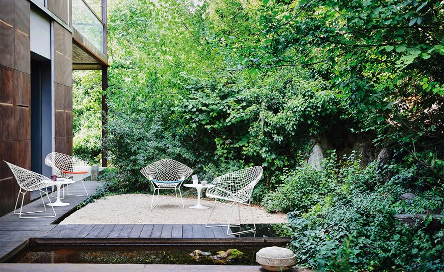 Bertoia Small Diamond Chair With Seat Cushion - Image 14