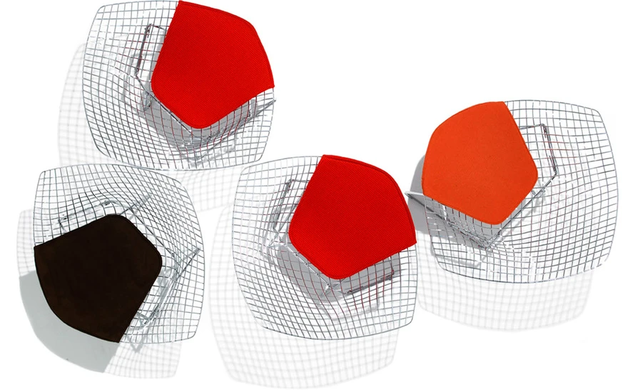 Bertoia Small Diamond Chair With Seat Cushion - Image 2