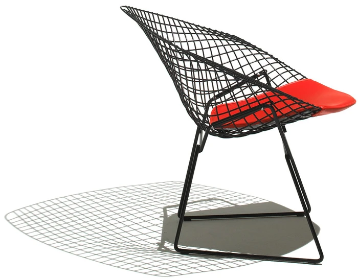 Bertoia Small Diamond Chair With Seat Cushion - Image 7