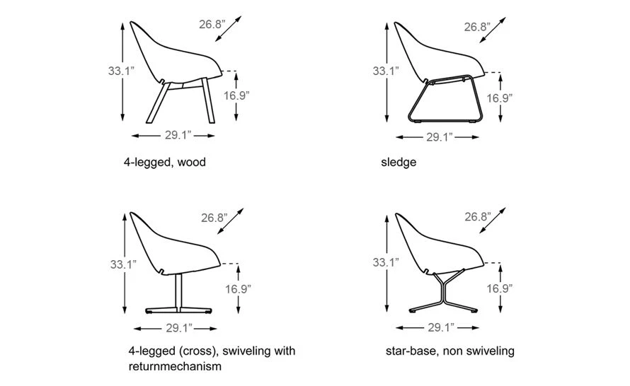 Beso Lounge Chair With Swivel Base - Image 3