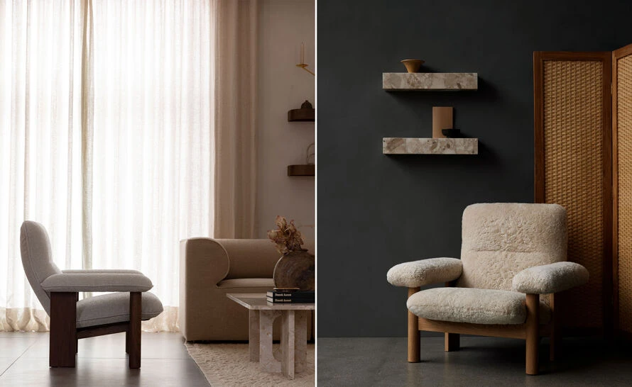 Brasilia Lounge Chair Hide - Image 4