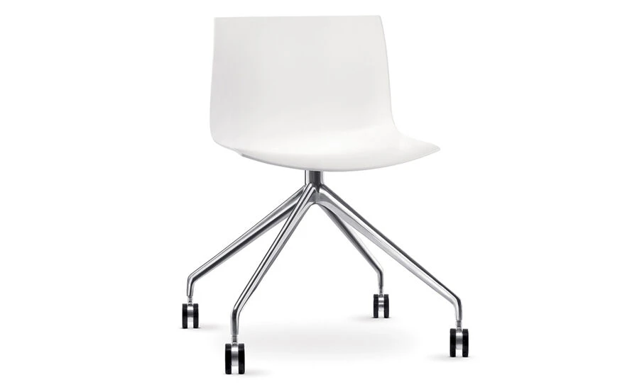 Catifa 53 Polypropylene Chair With Trestle Base