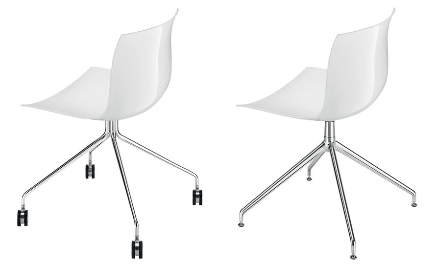 Catifa 53 Polypropylene Chair With Trestle Base - Image 3
