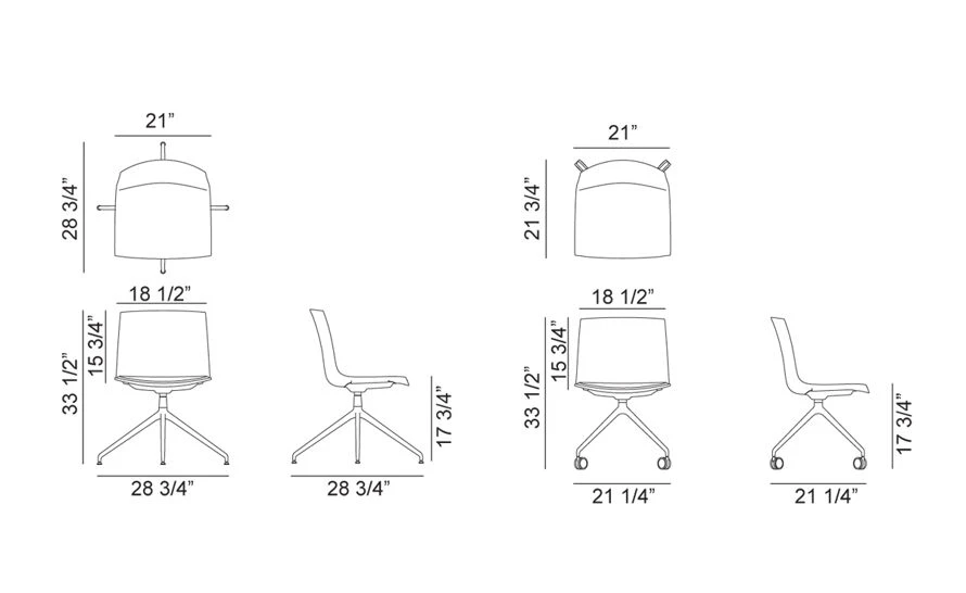 Catifa Up Soft Chair With Trestle Base - Image 8