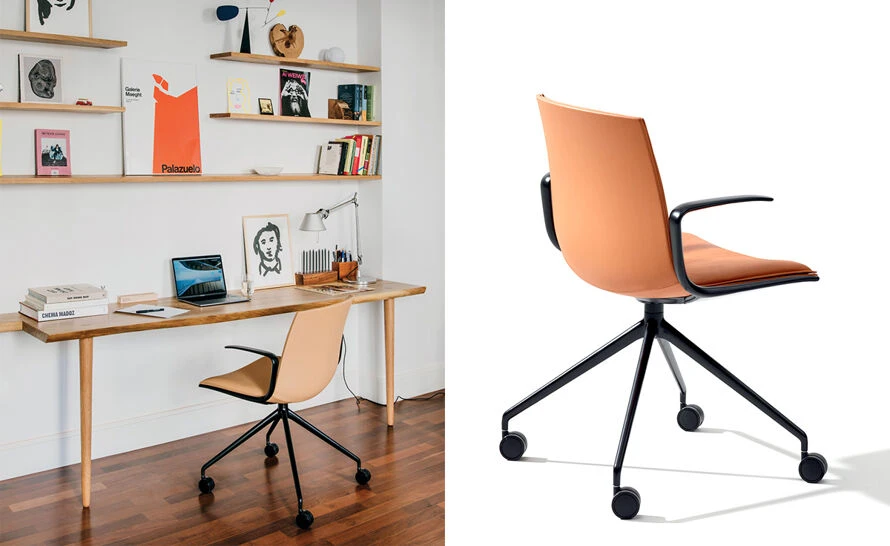 Catifa Up Soft Chair With Trestle Base - Image 4