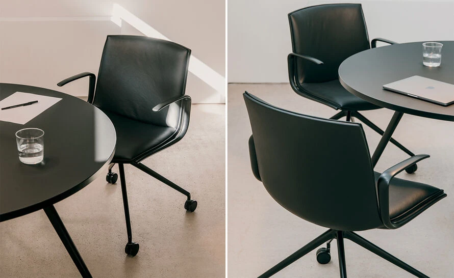 Catifa Up Soft Chair With Trestle Base - Image 5