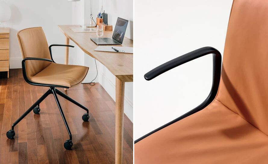 Catifa Up Soft Chair With Trestle Base - Image 6