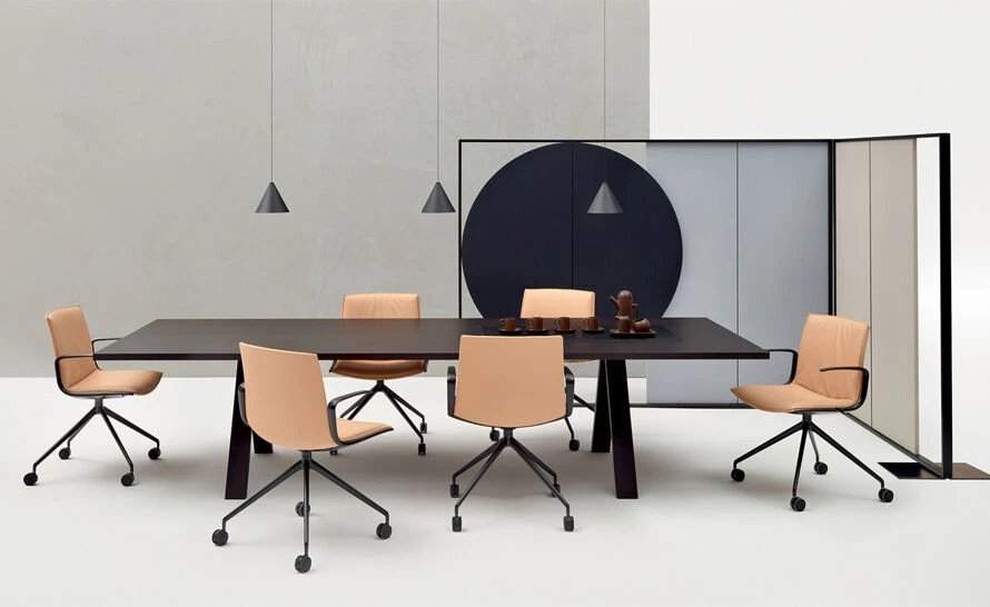 Catifa Up Soft Chair With Trestle Base - Image 7