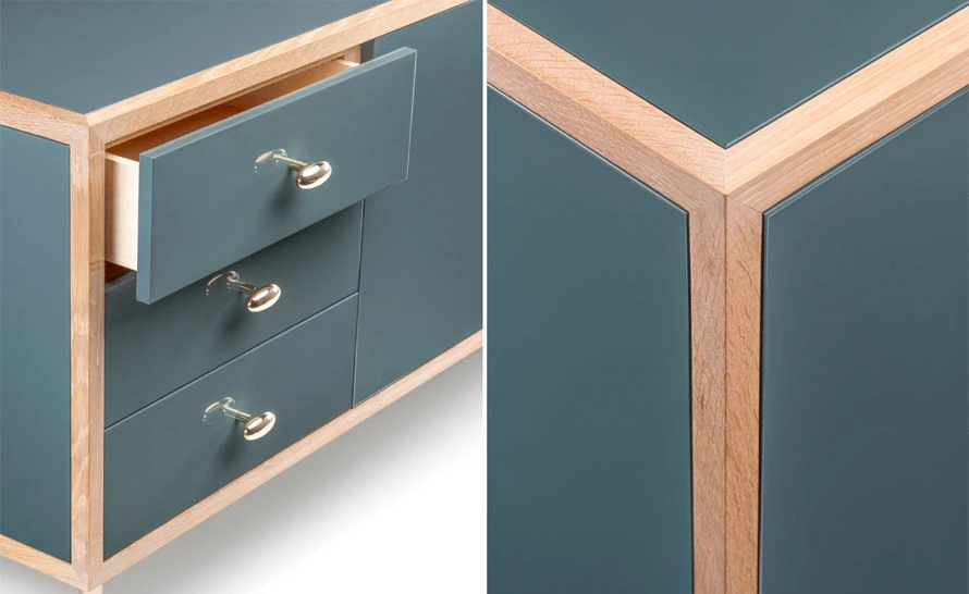 Classon 3 Door 3 Drawer Sideboard 052f - Image 9