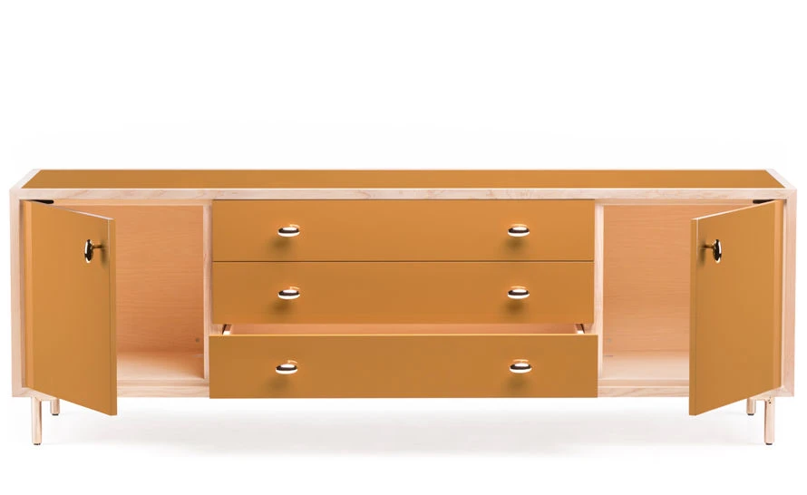 Classon 2 Door 3 Drawer Sideboard 052j - Image 2