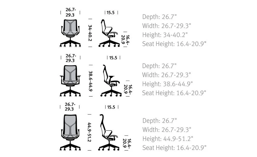 Cosm Low Back Task Chair By Herman Miller - Image 10