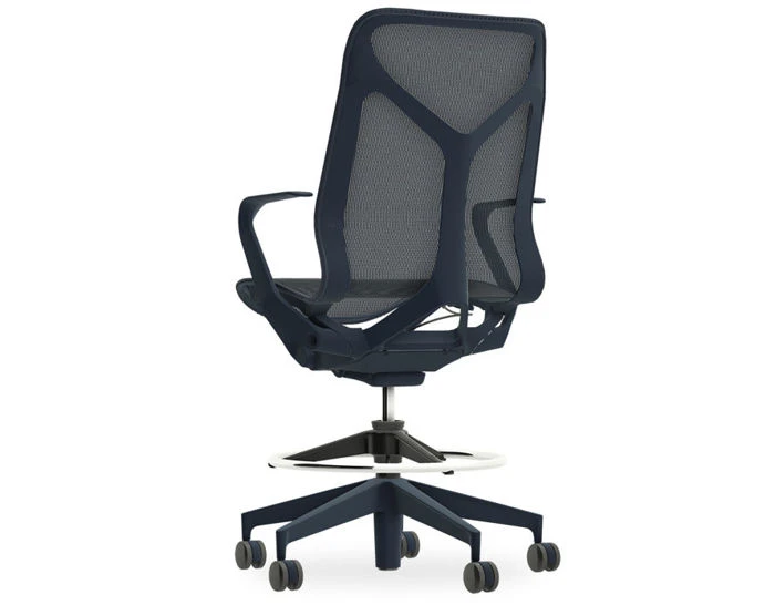 Cosm Mid Back Stool Dipped In Color - Image 3