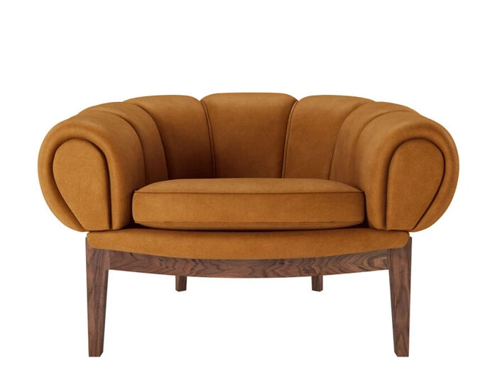 Gubi Croissant Lounge Chair