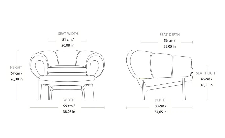 Gubi Croissant Lounge Chair - Image 15