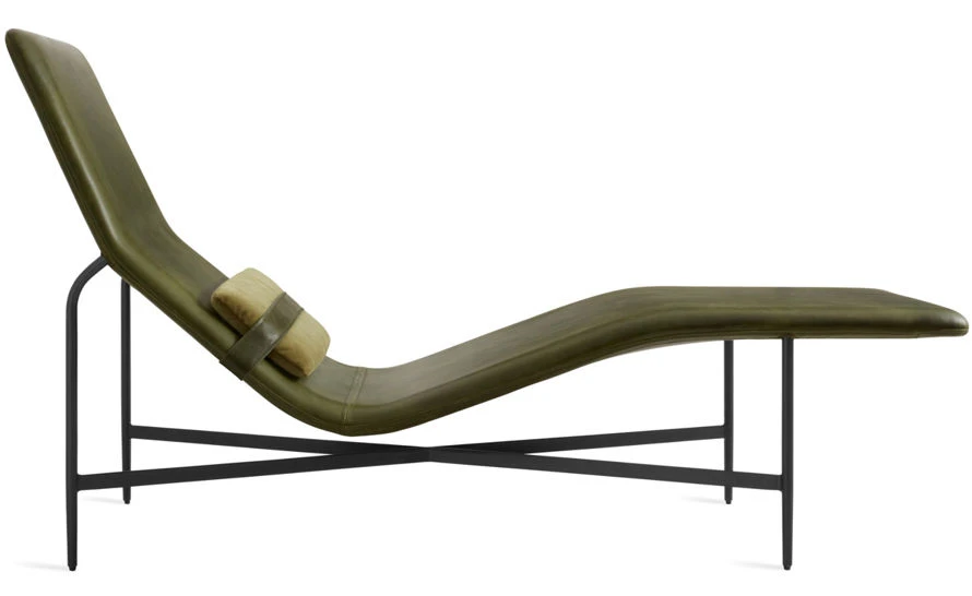 Deep Thoughts Leather Chaise Lounge - Image 4