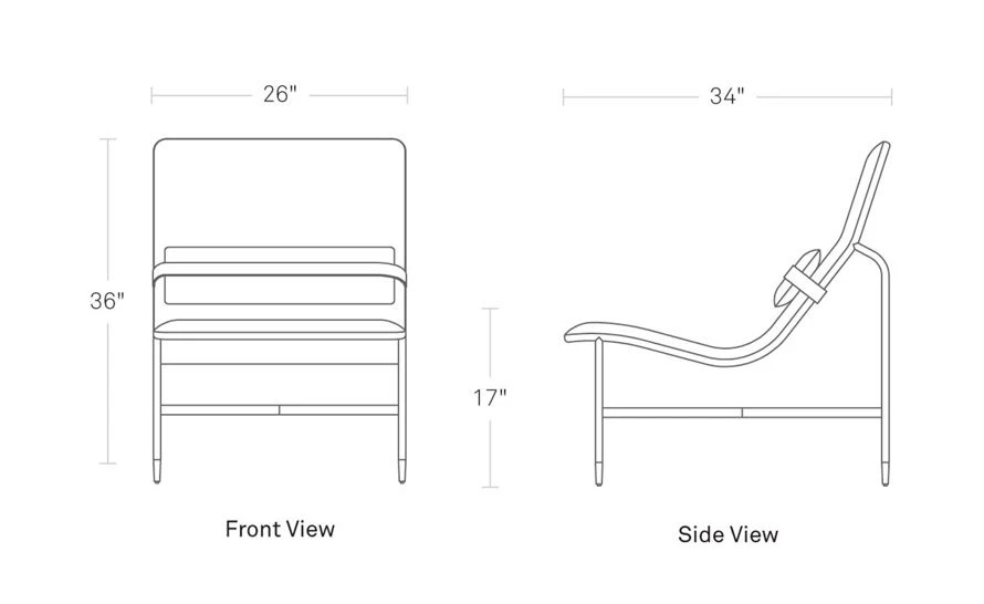 Deep Thoughts Leather Lounge Chair - Image 15