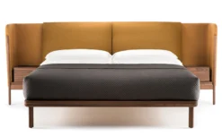 Dubois Low Queen Size Bed With Side Tables 112aq