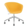 Duna 02 Five Star Base Chair With Front Upholstery