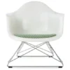 Eames® Molded Armchair With Low Wire Base And Seat Pad