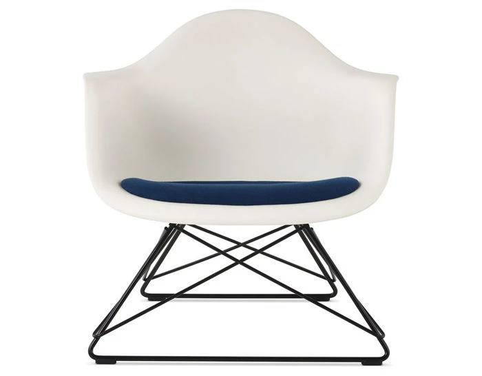EamesĀ® Molded Armchair With Low Wire Base And Seat Pad - Image 2