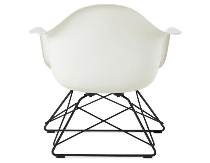 EamesĀ® Molded Armchair With Low Wire Base And Seat Pad - Image 6