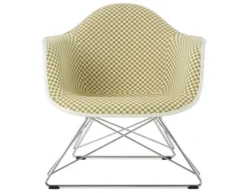 EamesĀ® Upholstered Armchair With Low Wire Base