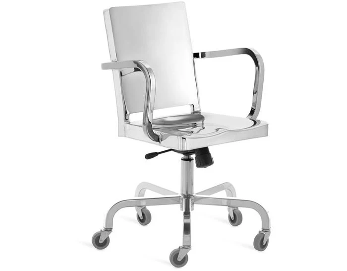 Emeco Hudson Swivel Armchair - Image 4