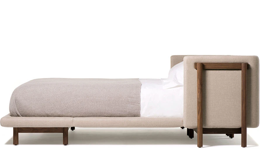 Frame Queen Size Bed With Arms 768aq - Image 2