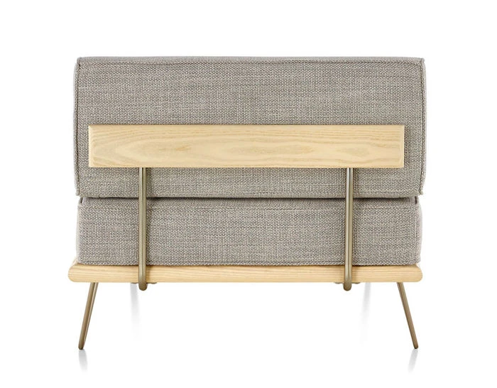 Nelson Daybed With End Bolster & Hairpin Legs - Image 5