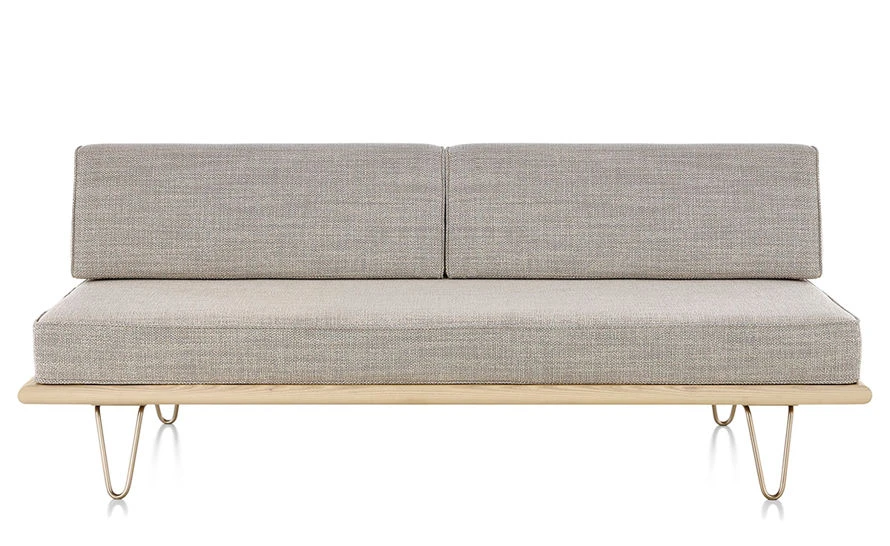 Nelson Daybed With Two Bolsters & Hairpin Legs - Image 3