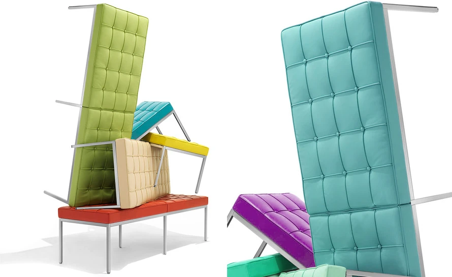 Knoll Three Seat Bench - Image 7