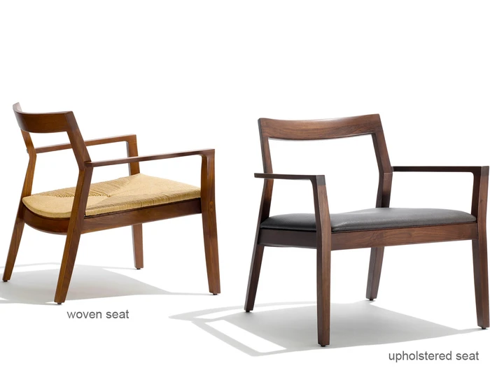 Krusin Lounge Arm Chair With Woven Seat - Image 4