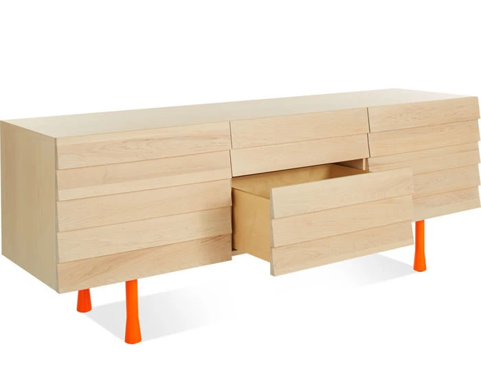 Lap 2 Door/2 Drawer Credenza - Image 4