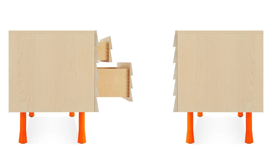 Lap 2 Door/2 Drawer Credenza - Image 5