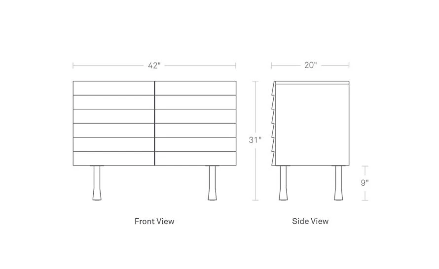 Lap 2 Door Credenza - Image 11
