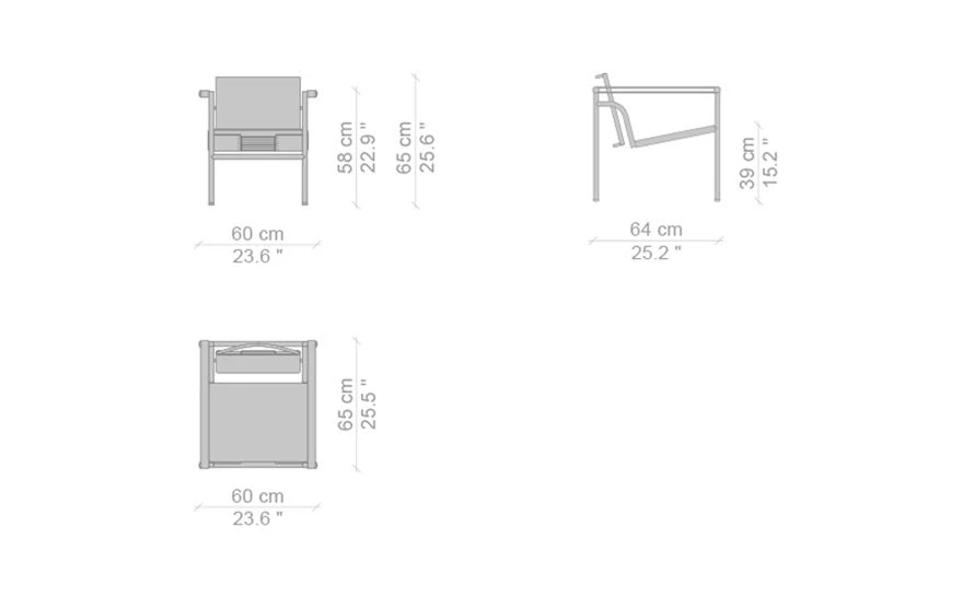 Le Corbusier Lc1 Sling Chair - Image 8
