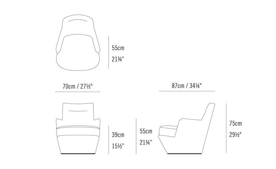 Lo Turn Lounge Chair - Image 6