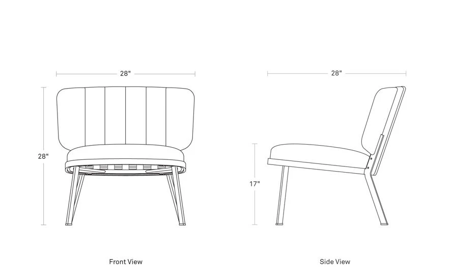 Low Fade Outdoor Lounge Chair - Image 10