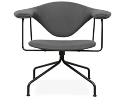 Gubi Masculo Swivel Base Lounge Chair