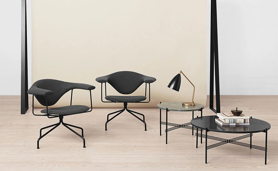 Gubi Masculo Swivel Base Lounge Chair - Image 4