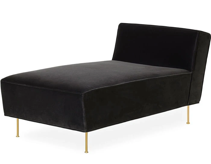Gubi Modern Line Chaise Lounge - Image 4