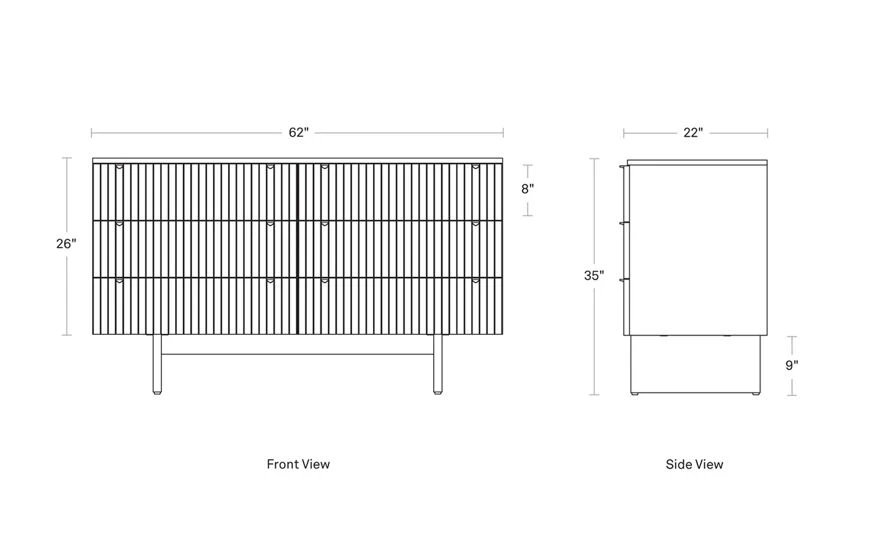 Murmur 6 Drawer Dresser - Image 11